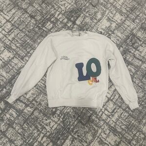 Madhappy White Sweatshirt with Multicolor Logo